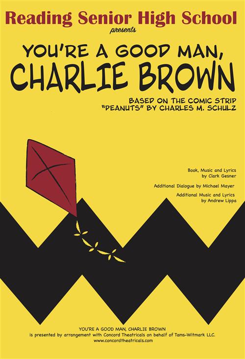 RHS Musical Charlie Brown poster
